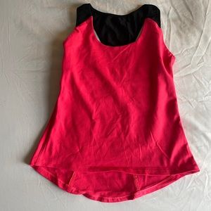 Jo+Jax Neon Coral Athletic Tank Top
